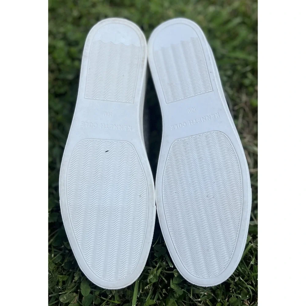 Kenneth Cole Shoes Womens Size 10M Platform Leather Lace Up Sneaker Casual Fashi